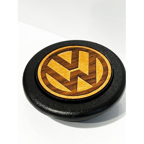 VW Wooden Horn Button